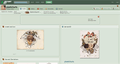 Desktop Screenshot of plastichurts.deviantart.com