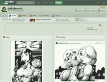 Tablet Screenshot of drakefenwick.deviantart.com