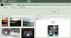 Desktop Screenshot of nufinalsaber.deviantart.com