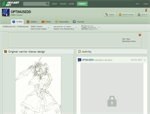 Tablet Screenshot of optimusedd.deviantart.com