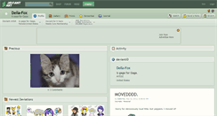 Desktop Screenshot of della-fox.deviantart.com