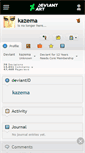 Mobile Screenshot of kazema.deviantart.com