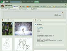 Tablet Screenshot of mariorpg.deviantart.com