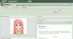 Desktop Screenshot of mariekris.deviantart.com