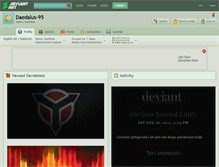 Tablet Screenshot of daedalus-95.deviantart.com