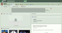 Desktop Screenshot of mgilpin.deviantart.com