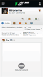 Mobile Screenshot of hironemo.deviantart.com