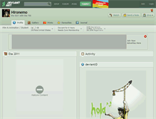Tablet Screenshot of hironemo.deviantart.com
