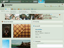 Tablet Screenshot of ahmzaksier.deviantart.com