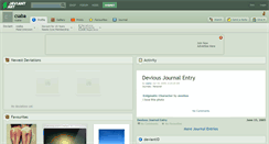 Desktop Screenshot of csaba.deviantart.com
