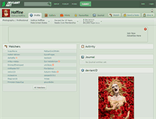 Tablet Screenshot of hoffine.deviantart.com