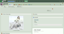 Desktop Screenshot of drawclub.deviantart.com