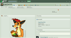 Desktop Screenshot of crash-fan3210.deviantart.com