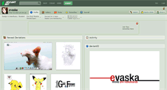 Desktop Screenshot of evaska.deviantart.com