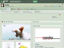 Tablet Screenshot of evaska.deviantart.com