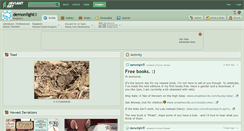 Desktop Screenshot of demonlight.deviantart.com