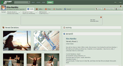 Desktop Screenshot of kira-namiko.deviantart.com