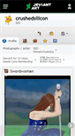 Mobile Screenshot of crushedsilicon.deviantart.com