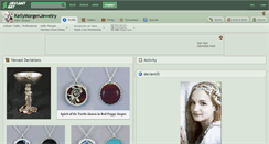 Desktop Screenshot of kellymorgenjewelry.deviantart.com
