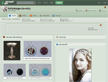 Tablet Screenshot of kellymorgenjewelry.deviantart.com