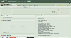 Desktop Screenshot of nanayazero.deviantart.com