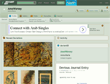 Tablet Screenshot of ameworsey.deviantart.com