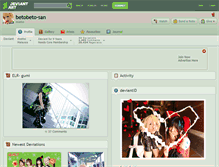 Tablet Screenshot of betobeto-san.deviantart.com