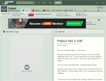 Tablet Screenshot of clubtail.deviantart.com
