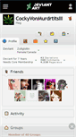 Mobile Screenshot of cockyvonmurdrtitsiii.deviantart.com