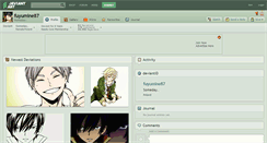 Desktop Screenshot of fuyumine87.deviantart.com