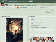 Tablet Screenshot of fetasy.deviantart.com