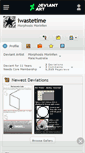 Mobile Screenshot of iwastetime.deviantart.com