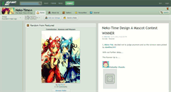 Desktop Screenshot of neko-time.deviantart.com