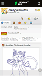 Mobile Screenshot of crazyyellowfox.deviantart.com