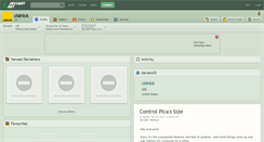 Desktop Screenshot of cidnick.deviantart.com