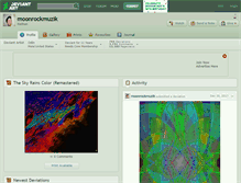 Tablet Screenshot of moonrockmuzik.deviantart.com