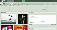 Desktop Screenshot of deiky.deviantart.com