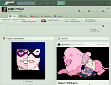 Tablet Screenshot of batgirl-wayne.deviantart.com