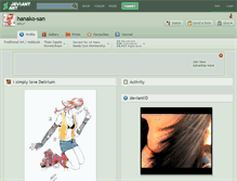 Tablet Screenshot of hanako-san.deviantart.com