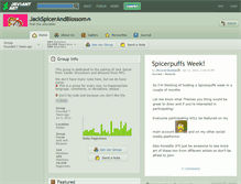 Tablet Screenshot of jackspicerandblossom.deviantart.com