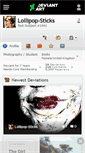 Mobile Screenshot of lollipop-sticks.deviantart.com