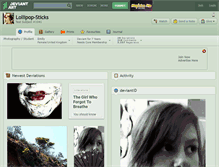 Tablet Screenshot of lollipop-sticks.deviantart.com