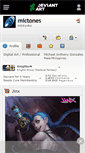 Mobile Screenshot of mictones.deviantart.com