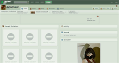 Desktop Screenshot of damselmaker.deviantart.com