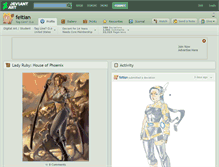 Tablet Screenshot of feitian.deviantart.com