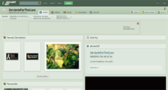 Desktop Screenshot of deviantsforthecure.deviantart.com