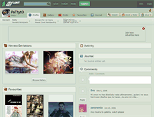 Tablet Screenshot of pattyto.deviantart.com