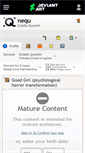 Mobile Screenshot of nequ.deviantart.com