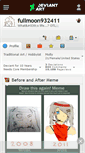 Mobile Screenshot of fullmoon932411.deviantart.com