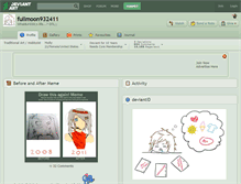 Tablet Screenshot of fullmoon932411.deviantart.com